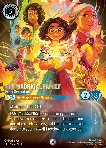 The Madrigal Family - Every Generation, Disney Lorcana card CH13-230 — Attack of the Vine! set