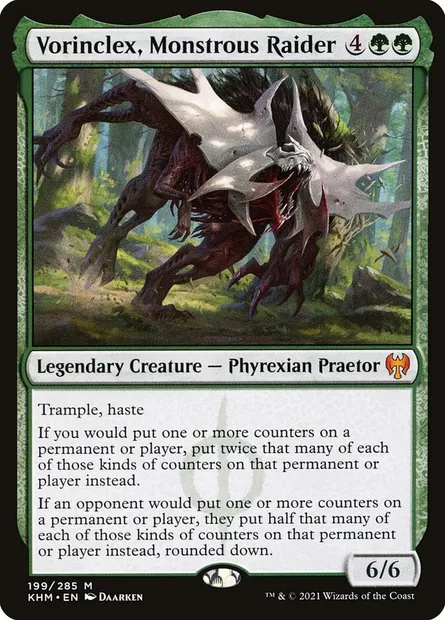 Vorinclex, Monstrous Raider, Magic card KHM 199 — Kaldheim set