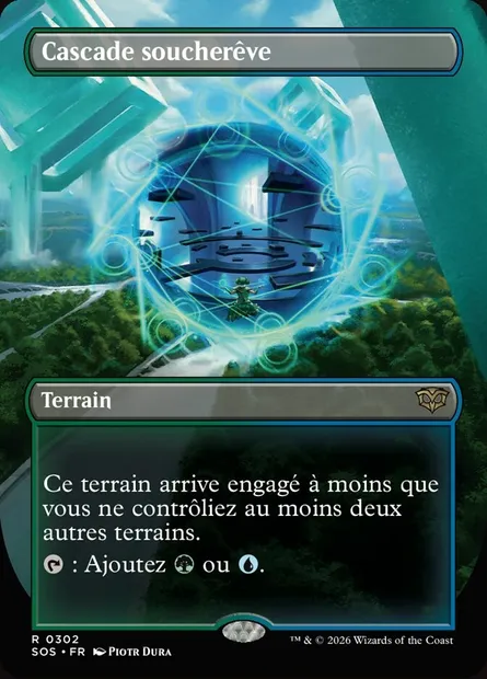 Cascade soucherêve, carte Magic SOS 302 — extension Secrets of Strixhaven