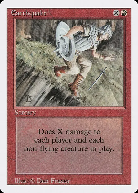 Earthquake, Magic card 3ED 148 — Revised Edition set