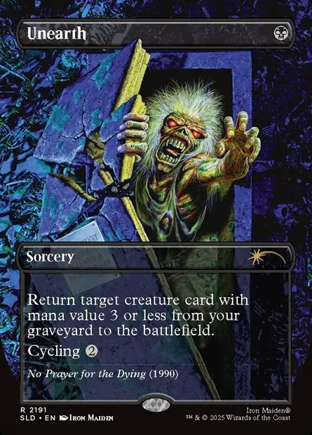 Unearth, Magic card SLD 2191 — Secret Lair Drop set