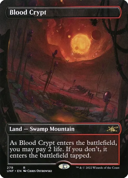 Blood Crypt, Magic card UNF 279 — Unfinity set
