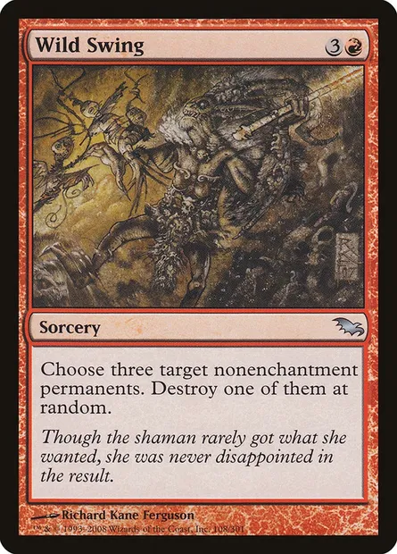 Wild Swing, Magic card SHM 108 — Shadowmoor set