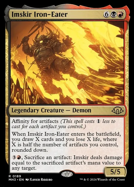 Imskir Iron-Eater, Magic card MH3 189 — Modern Horizons 3 set