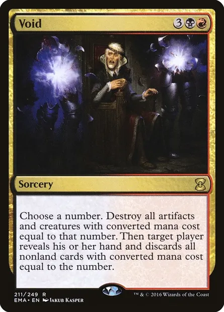 Void, Magic card EMA 211 — Eternal Masters set