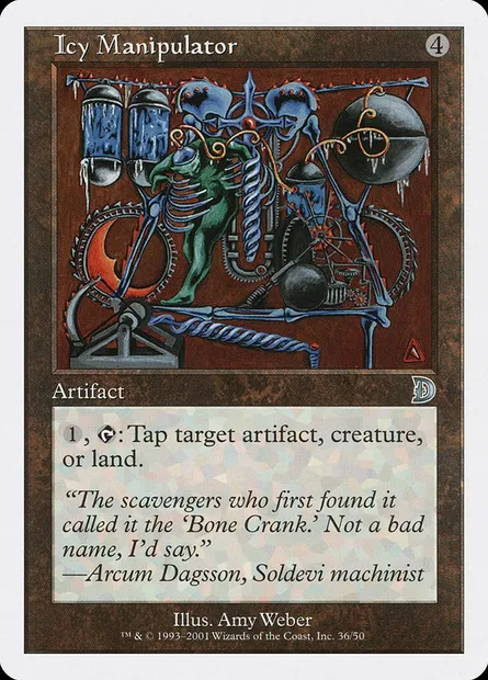 Icy Manipulator, Magic card DKM 36 — Deckmasters set