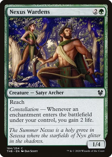 Nexus Wardens, Magic card THB 184 — Theros Beyond Death set