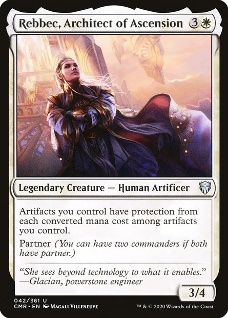 Rebbec, Architect of Ascension, Magic card CMR 42 — Commander Legends set