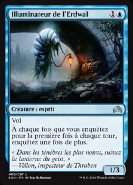 Illuminateur de l'Erdwal, carte Magic SOI 60 — extension Ténèbres sur Innistrad