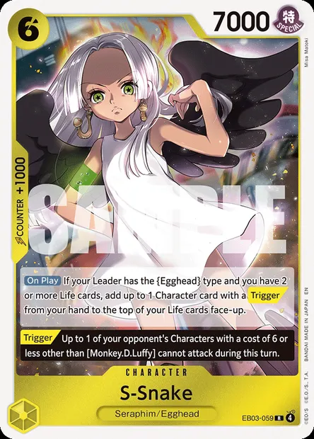 S-Snake, One Piece card EB03-059 — ONE PIECE HEROINES EDITION set