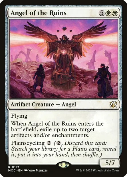 Angel of the Ruins, Magic card MOC 171 — March of the Machine Commander set