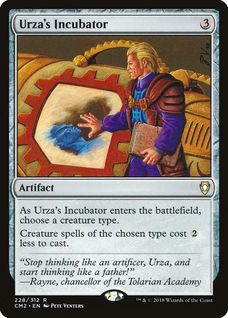 Urza's Incubator, Magic card CM2 228 — Commander Anthology Volume II set