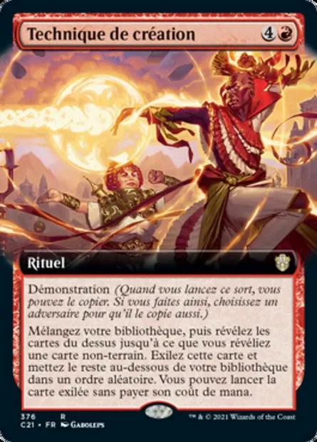 Technique de création, carte Magic C21 376 — extension Commander 2021