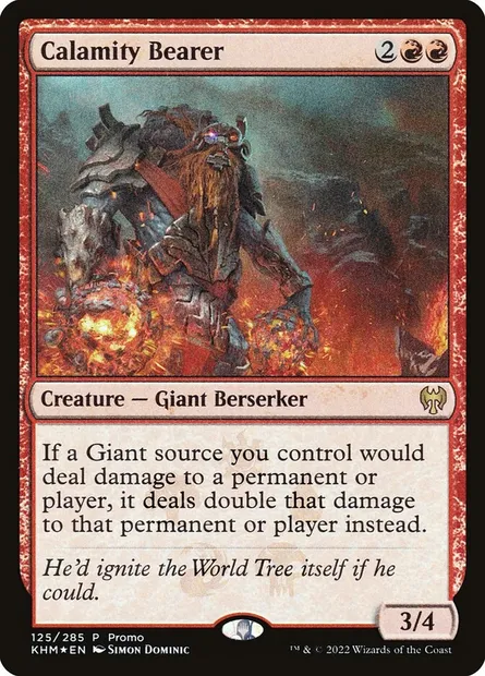 Calamity Bearer, Magic card PKHM 125★ — Kaldheim Promos set