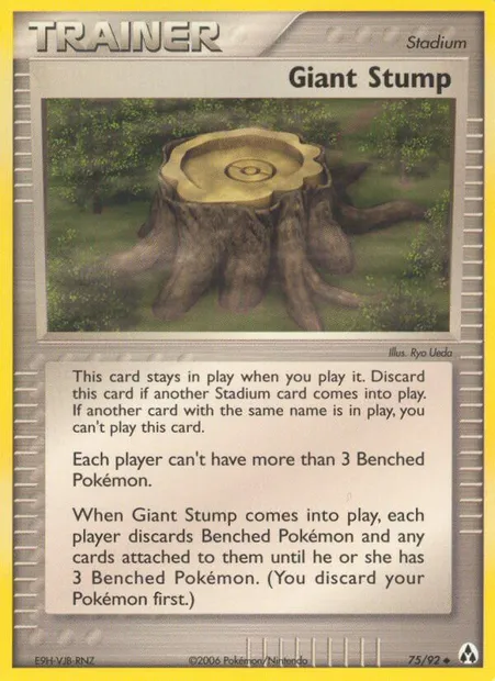 Giant Stump, Pokémon card LM 75 — Legend Maker set