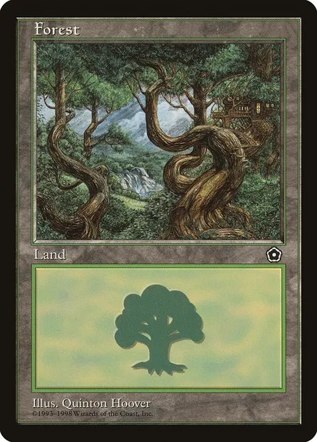 Forêt, carte Magic P02 163 — extension Portal Second Age