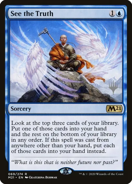 See the Truth, Magic card PM21 69p — Core Set 2021 Promos set