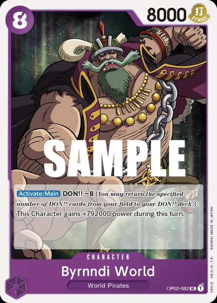 Byrnndi World, One Piece card OP02-082 — PARAMOUNT WAR set