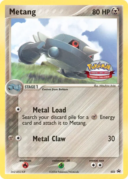Métang, carte Pokémon PR-NP 23 — extension Promo Nintendo