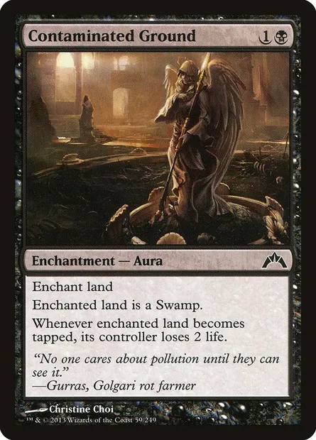 Contaminated Ground, Magic card GTC 59 — Gatecrash set
