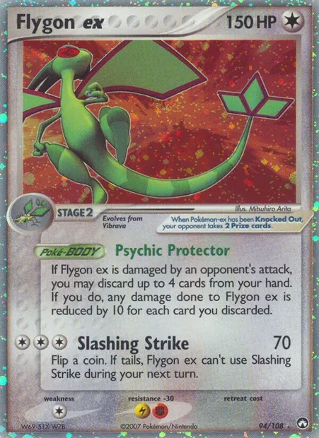 Flygon ex, Pokémon card PK 94 — Power Keepers set