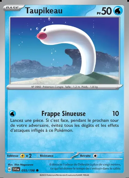 Taupikeau, carte Pokémon SVI 055 — extension Écarlate et Violet
