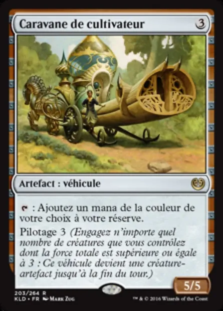 Caravane de cultivateur, carte Magic KLD 203 — extension Kaladesh
