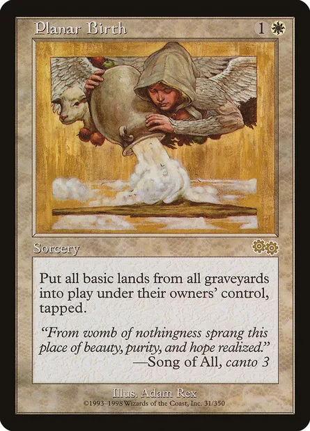 Planar Birth, Magic card USG 31 — Urza's Saga set
