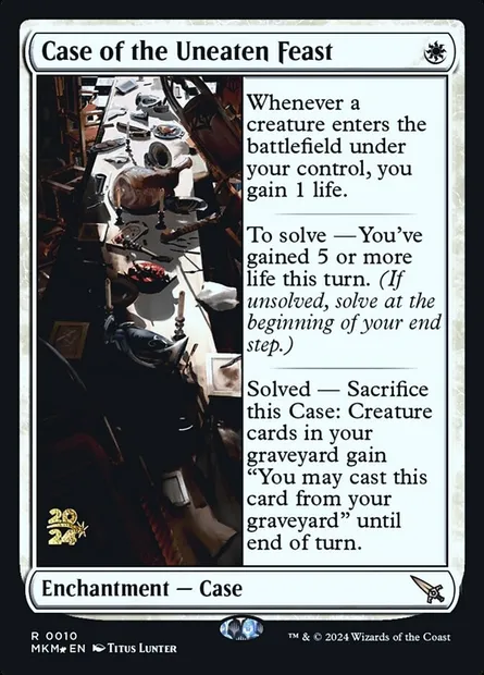 Case of the Uneaten Feast, Magic card PMKM 10s — Murders at Karlov Manor Promos set