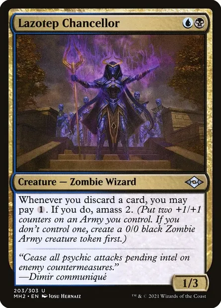 Lazotep Chancellor, Magic card MH2 203 — Modern Horizons 2 set