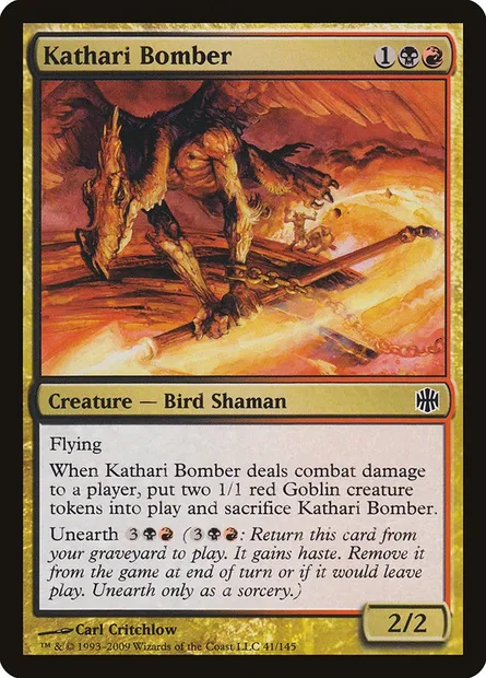 Kathari Bomber, Magic card ARB 41 — Alara Reborn set
