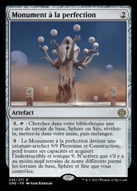 Monument à la perfection, carte Magic ONE 233 — extension Tous Phyrexians