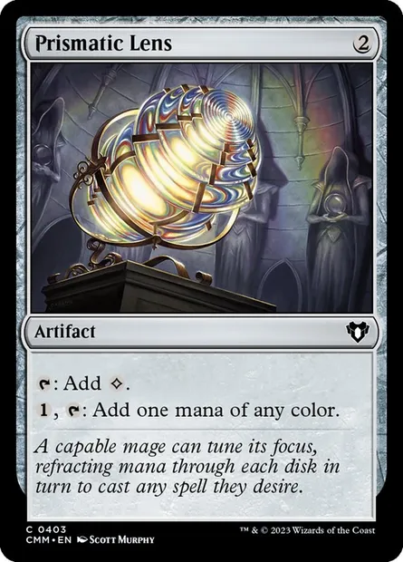 Prismatic Lens, Magic card CMM 403 — Commander Masters set