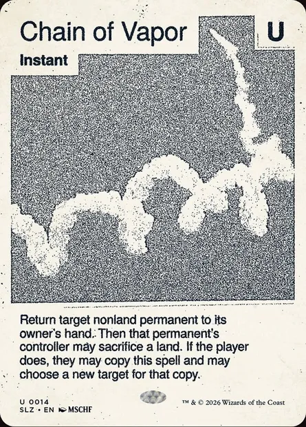 Chain of Vapor, Magic card SLZ 14 — The Zeta Set set