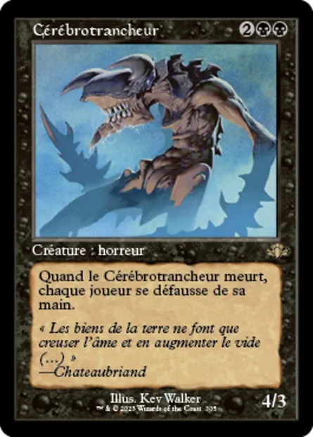 Cérébrotrancheur, carte Magic DMR 305 — extension Dominaria Remastered
