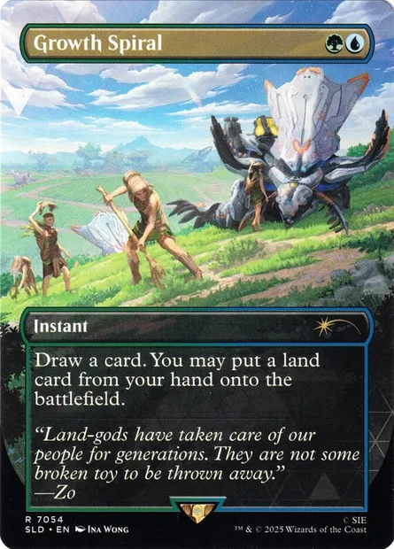 Spirale de croissance, carte Magic SLD 7054 — extension Secret Lair Drop