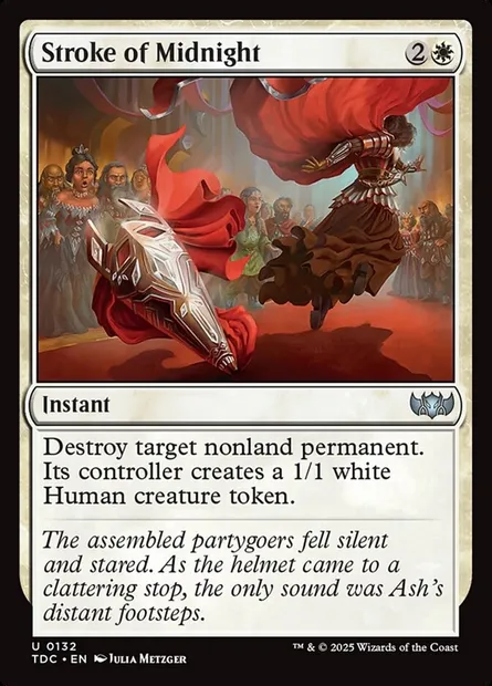 Stroke of Midnight, Magic card TDC 132 — Tarkir: Dragonstorm Commander set