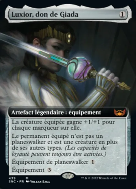 Luxior, don de Giada, carte Magic SNC 439 — extension Les rues de la Nouvelle-Capenna