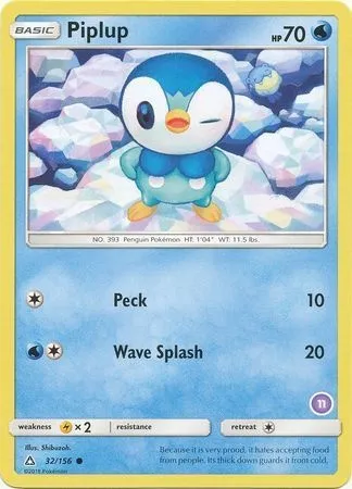 Tiplouf, carte Pokémon TDX 032-3 — extension Theme Deck & Blisters Exclusives