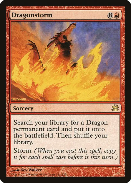 Dragonstorm, Magic card MMA 111 — Modern Masters set