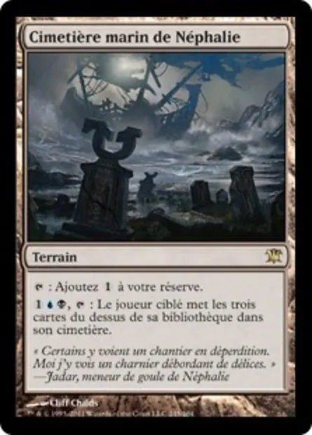 Cimetière marin de Néphalie, carte Magic ISD 245 — extension Innistrad