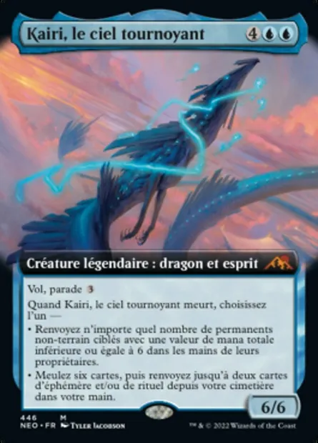 Kairi, le ciel tournoyant, carte Magic NEO 446 — extension Kamigawa: La Dynastie Néon