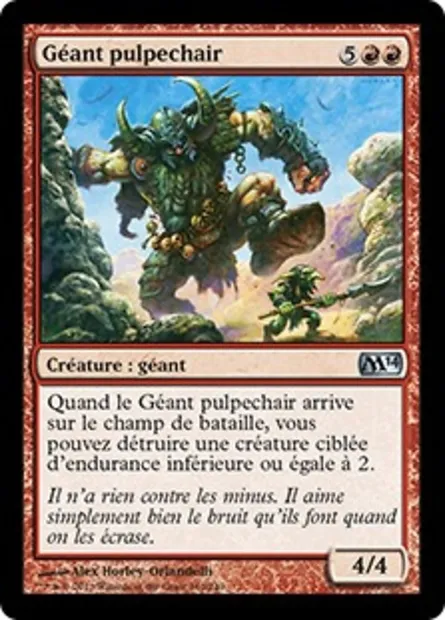 Géant pulpechair, carte Magic M14 140 — extension Magic 2014