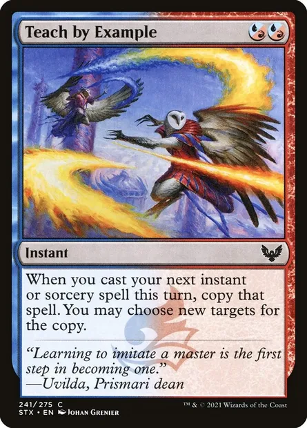 Teach by Example, Magic card STX 241 — Strixhaven: School of Mages set