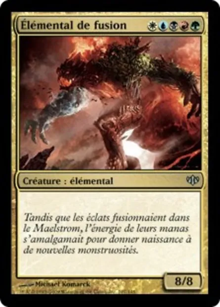 Élémental de fusion, carte Magic CON 107 — extension Conflux