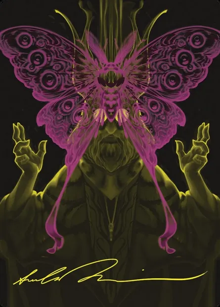 Victor, Valgavoth's Seneschal // Victor, Valgavoth's Seneschal, Magic card ADSK 44 — Duskmourn: House of Horror Art Series set