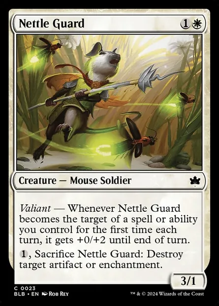 Nettle Guard, Magic card BLB 23 — Bloomburrow set