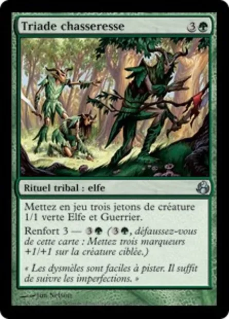 Triade chasseresse, carte Magic MOR 127 — extension Leveciel