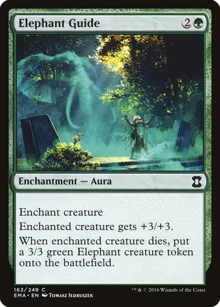 Elephant Guide, Magic card EMA 163 — Eternal Masters set