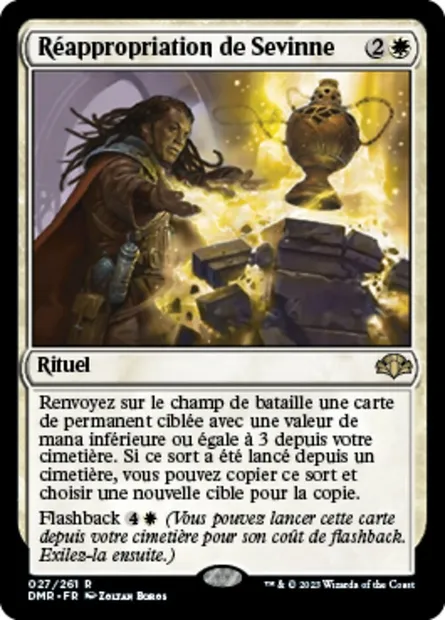 Réappropriation de Sevinne, carte Magic DMR 27 — extension Dominaria Remastered